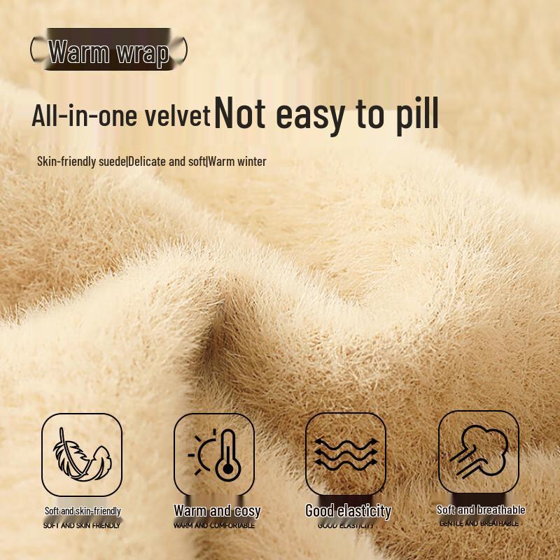 MINISO Unisex Retro Half-Turtleneck Knit Sweater