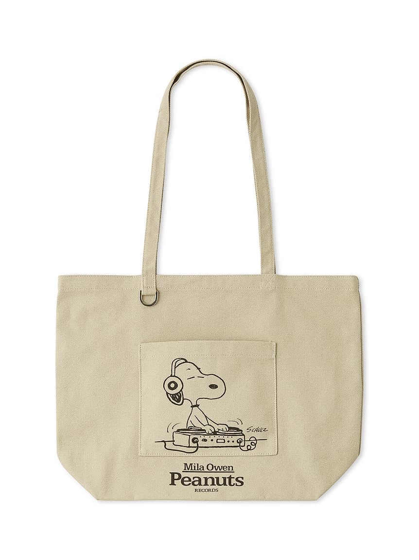 Tote Bag 09WGB261509 LBEG F [Mila Owen] PEANUTS RECORDSCanvas Women s