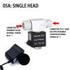 A74E-Electric Magnetic Valve Aquarium Solenoid Valve Regulator 110V Low Temperature Aquarium Fish Tank US 12V US Plug