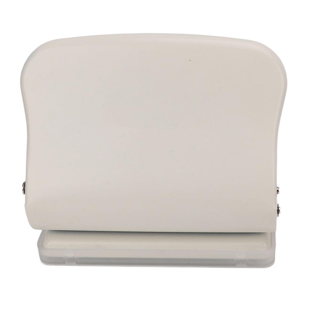 Hole Punch Metal Body Incisive Plastic Bottom Pad 10 Holes Handheld Paper Punch for Bookbinding Documentation