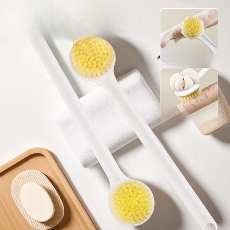 Long Handle Bath Brush, Soft Bristle Bath Brush, No Need To Ask for Back Rubbing, Back Rubbing, Mud Brushing, Back Rubbing
