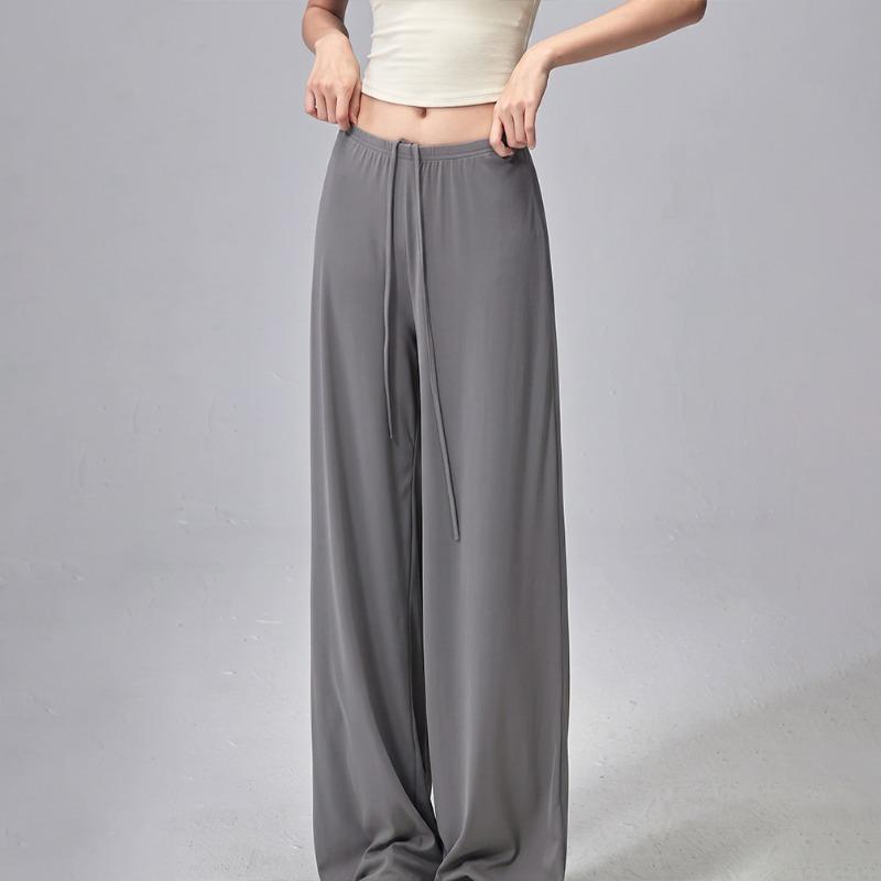 Yoga wide-leg pants women's drape loose and thin fitness trousers running training trousers Pilates sports maternity trousers