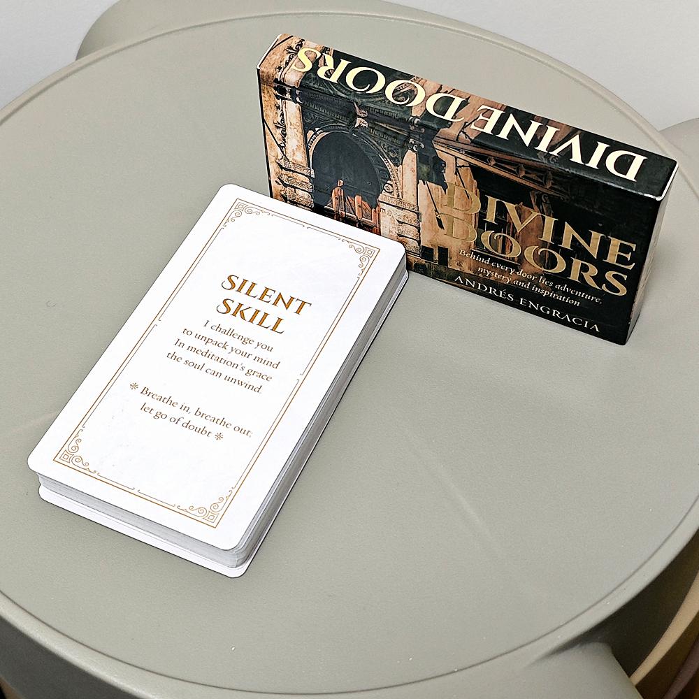 Divine Doors Oracle Deck 10.5*6cm Behind Every Door Lies Adventure, Mystery and Inspiration A 40-card Deck