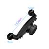 Upgrade Universal 17mm Ball Head Car Holder Adapter Holder Holder Accessory to Connect 2 Mobile Phones