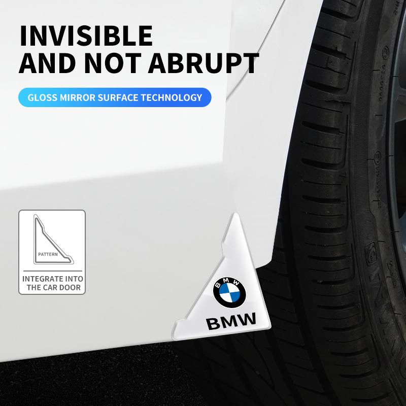 4PC Transparent Car Door Handle Sticker Decoration Protector Film For BMW 2 Series F22 F23 F45 F46 F87 F44