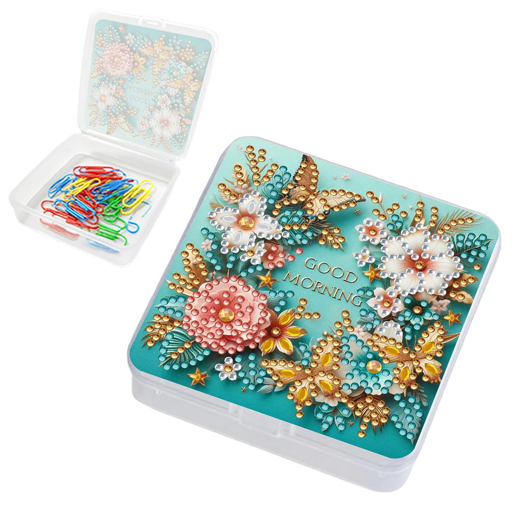 5D DIY Diamond Painting Storage Box Clear Organizer Plastic Case for Beads Jewelry Travel and Nail Art Accessories