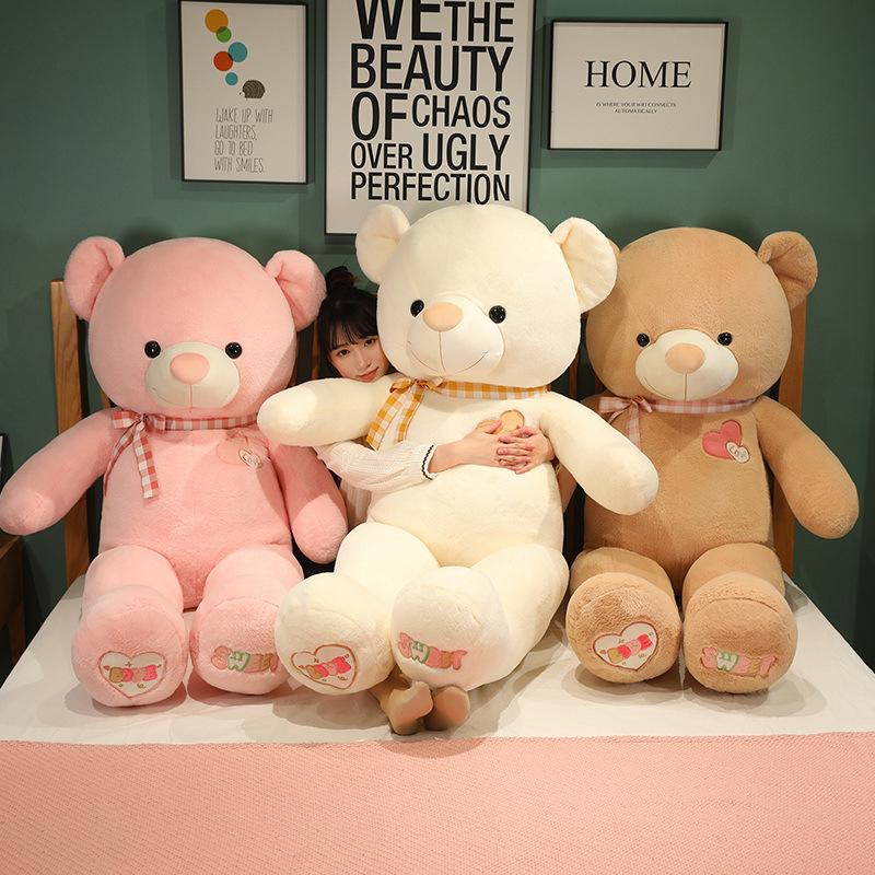 Large Love Teddy Bear Doll Plush Toy Big Bear Hug Bear Doll Girl Rag Doll Birthday Gift