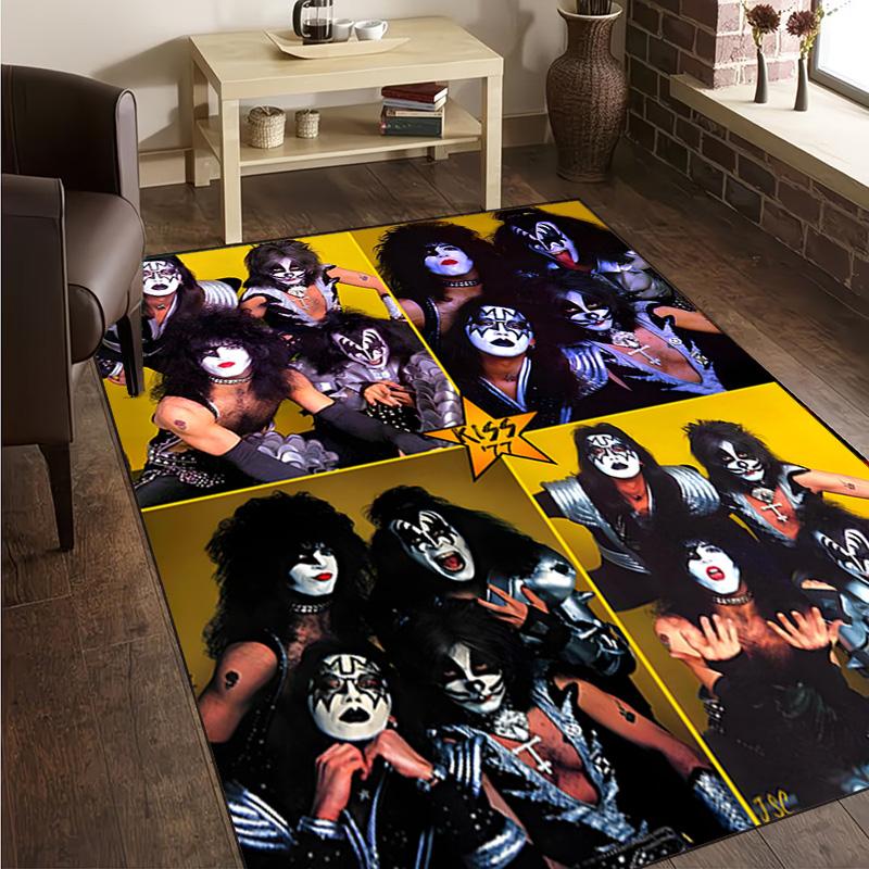 1PC Kiss Music Carpet Floor mat, Anti-slip mat Chair rug For livingroom,Bedroom, doormat home decor Gift Christmas Gifts