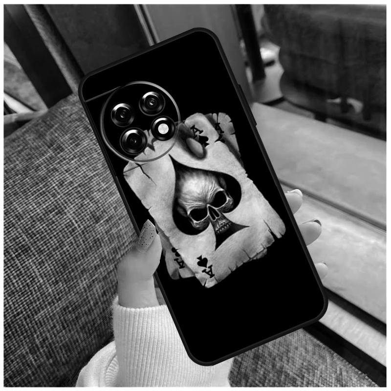 Ace of Spades Case For OnePlus 15 12R 13R 13T 10T 8T 13 12 11 10 Pro Nord 5 CE 2 3 4 Lite N20 N30 Coque