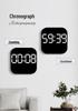 Multifunctional LED Electronic Wall Clock with Stand, Model 6650