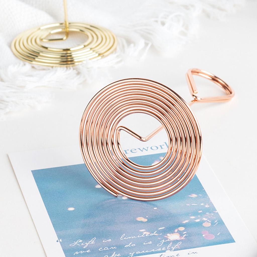 Metal Clip Table Number Holders Photo Holder Table Number Stand Perfect for Weddings and Parties