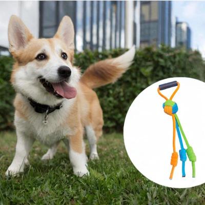 Dog Rope Toy Indoor for Aggressive Chewers Tug Wear Resistant Training Biting Lightweight Tough