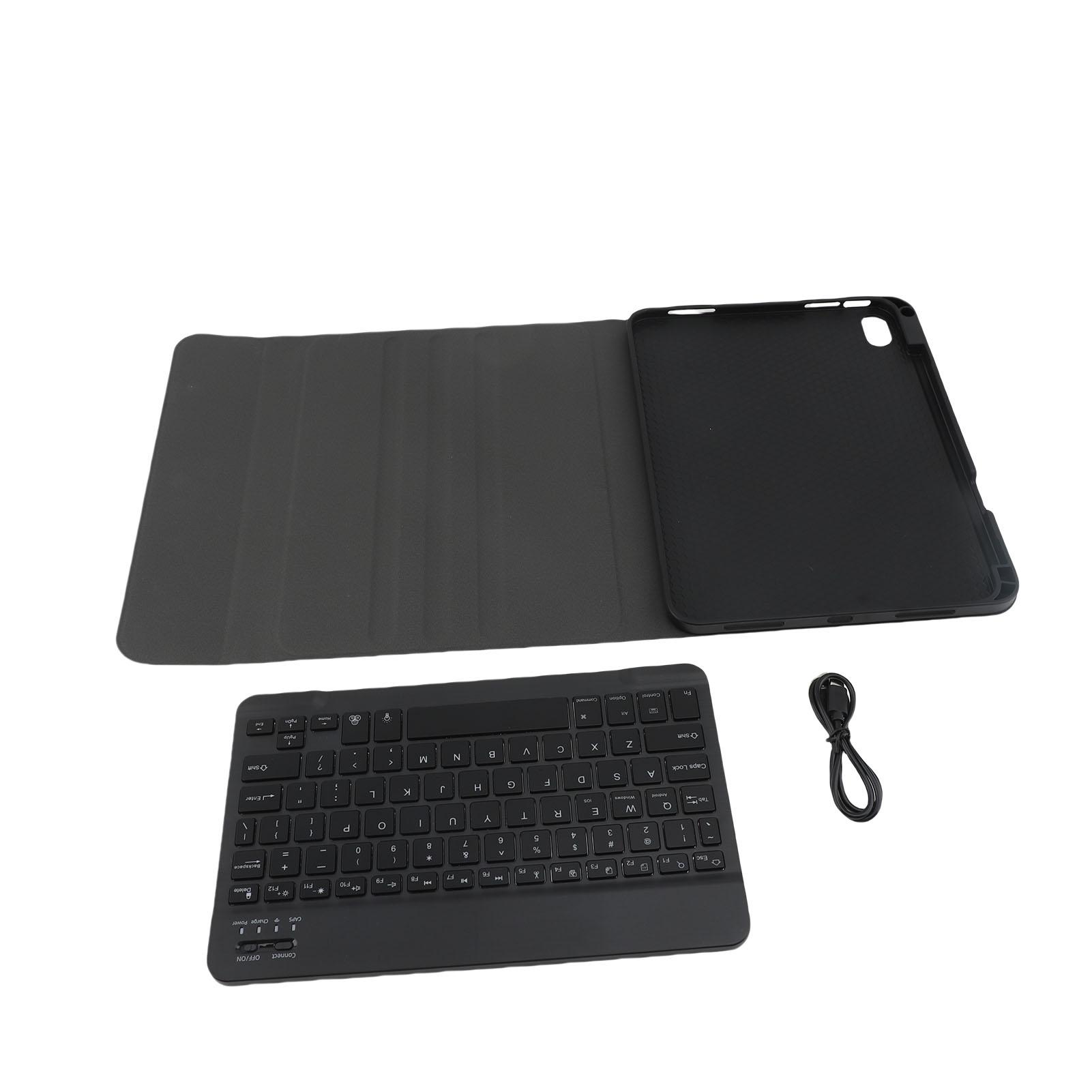 

Keyboard Case Fit for A16 11th Gen 2025 Tablet 7 Colors Backlit Wireless Magnetic Detachable Keyboard Cover with Pencil Holder