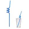 Reusable Spiral Straws –PET Plastic, Food-Grade Safe, Ideal For Birthday Parties, Holidays, Weddings, Beach Cocktails, Drink Decorations