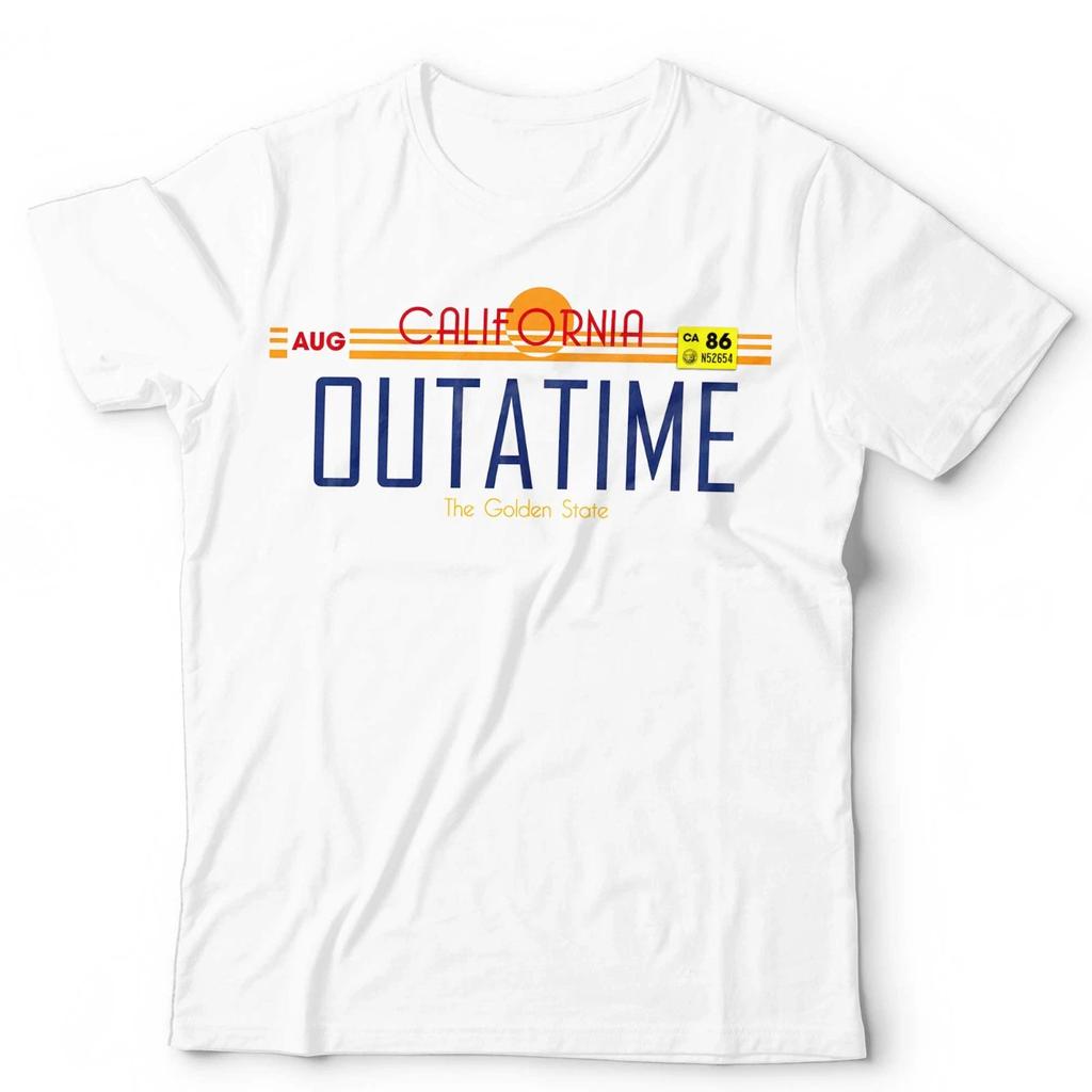 Retro T-Shirt Future Back To The Movie Outatime Marty 80s Unisex & Kids Summer