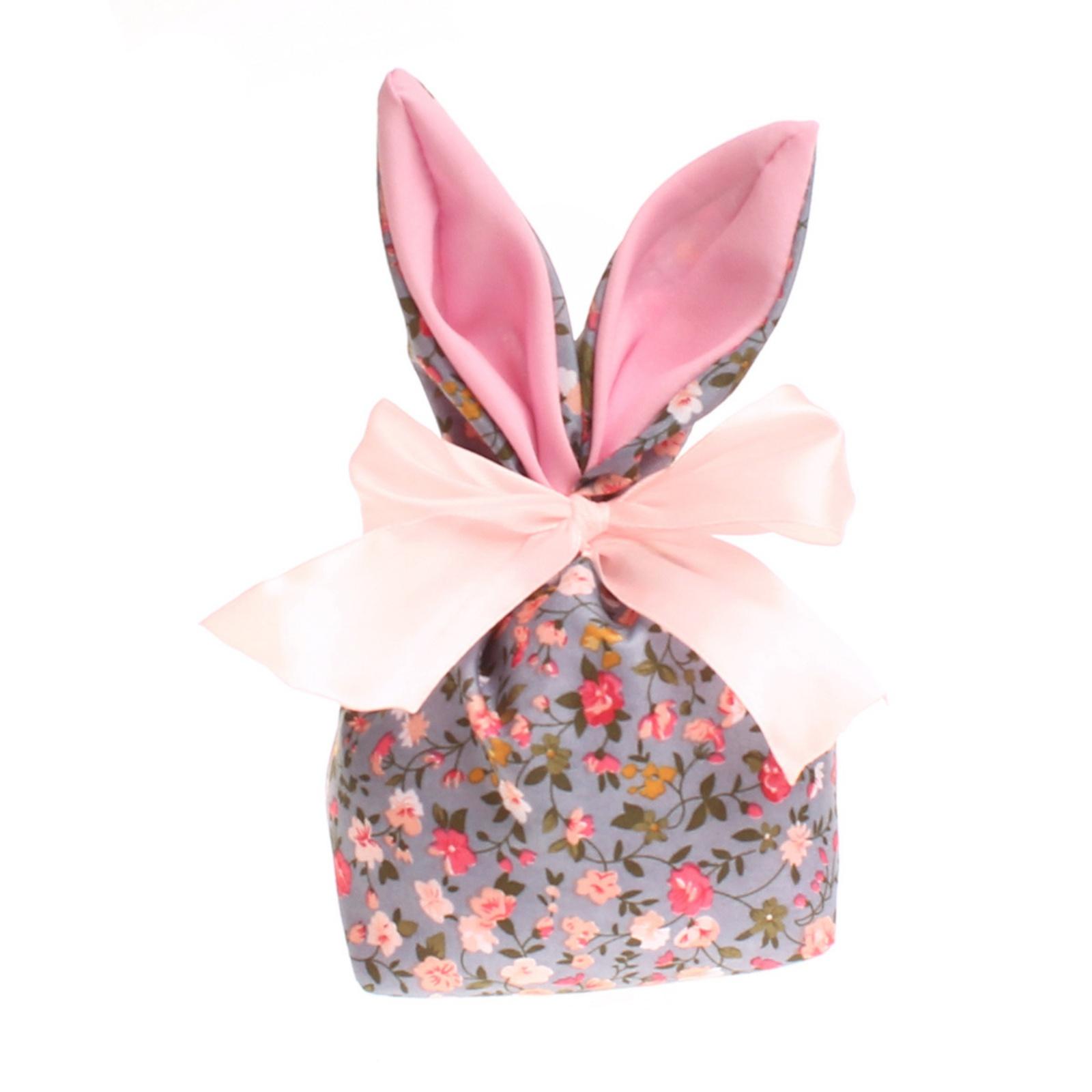 Easter  Ears Velvet Bag Gift Wedding Candy Bag Wedding Candy Bag Storage Bag One Size