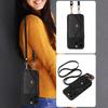 Faux Leather Phone Case for IPhone17 16 15 14 13 12 11 X XS XR 8 7 6 E Pro Max Plus Mini Wallet Protective Cover with Lanyard