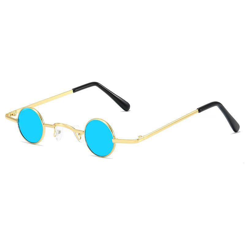 Retro ROC Small Round Prince Mirror Punk Mini Hip Hop Sunglasses