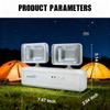 Emergency Exit Light LED Emergency Lamps Dual Heads Battery Backup Fire Fighting  Light for Commercial Building School Hospital