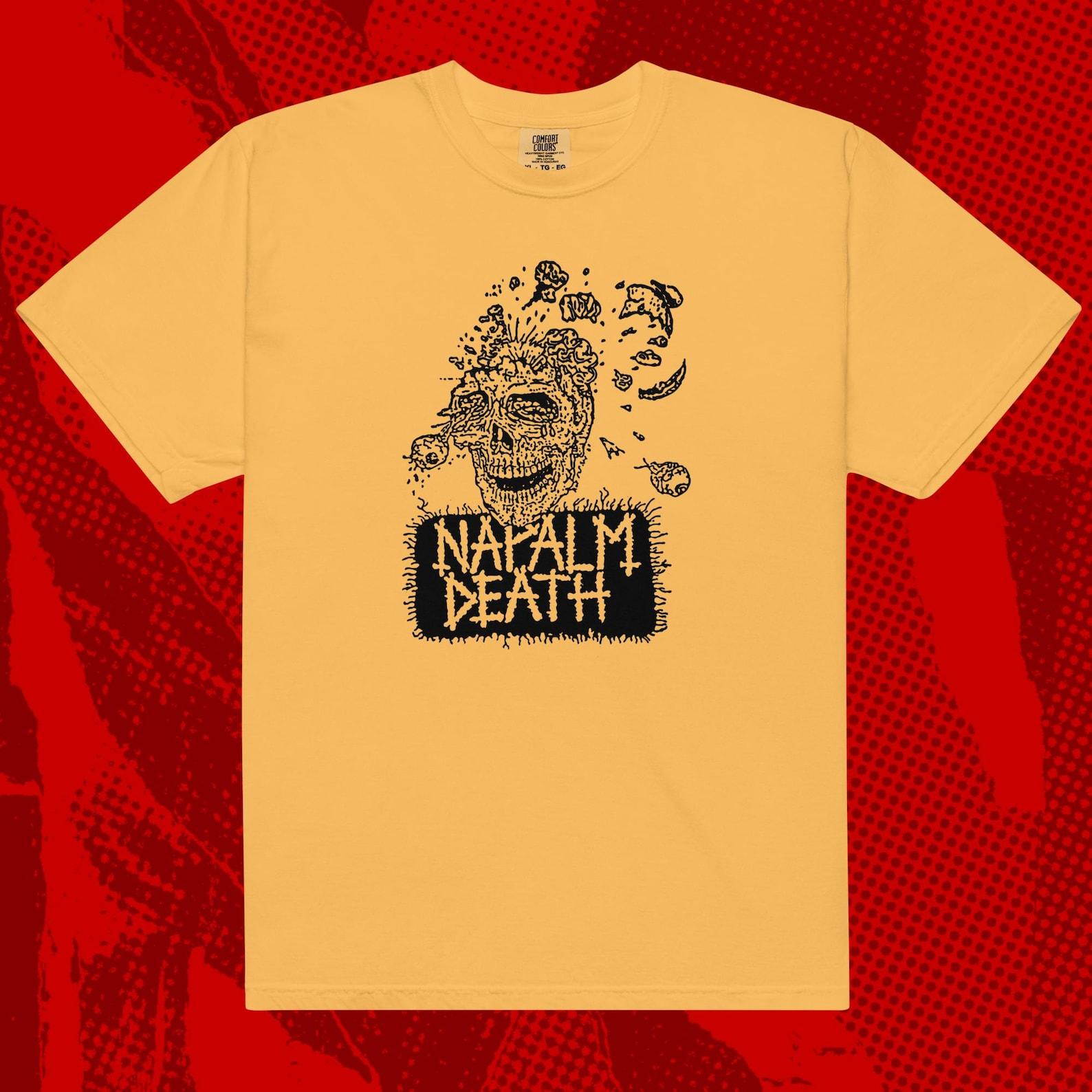 Napalm Death Skull Shirt | Metal Grindcore Cannibal Corpse At The Gates M