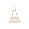 Charles & Keith Soft Fashion Plush Tote Shoulder Bag Large Women Bags Cream CK2-20782266-1
