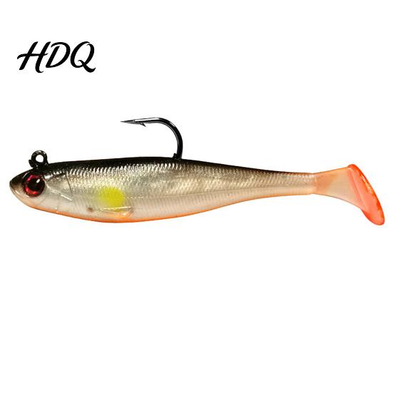 Paddle Tail Bait 6.5CM/6G 9CM/12G T-Tail Bionic Soft Lure Realistic Slow Sinking with Durable Fishing Lure Tail Artificial Swimbait for Freshwater