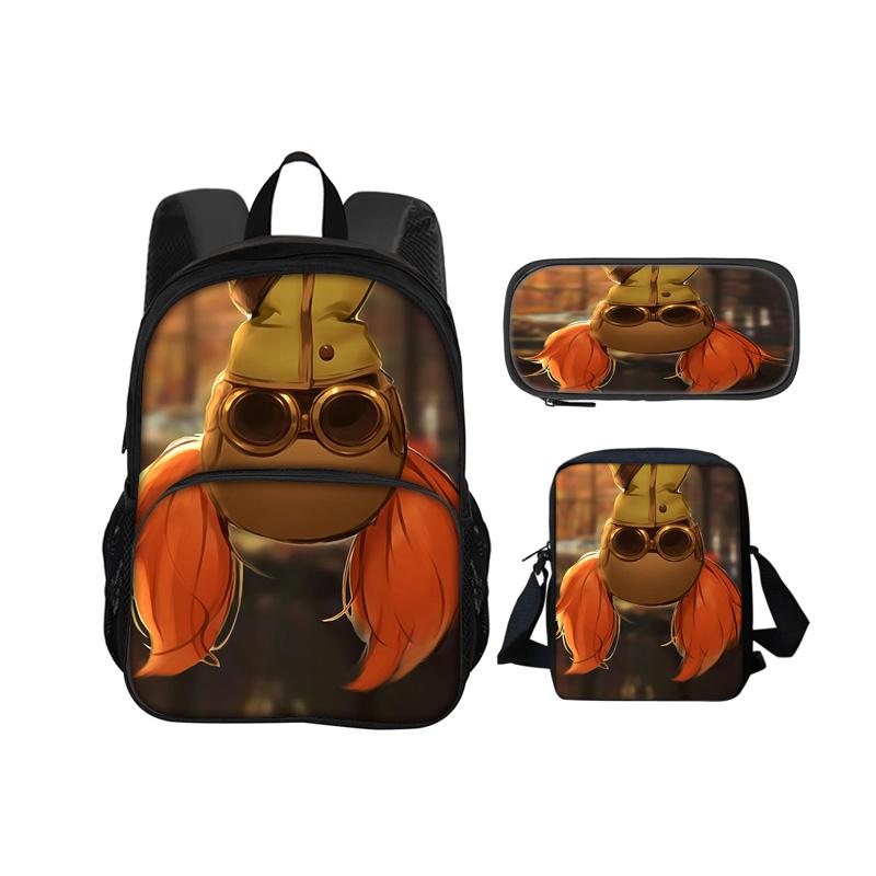 Helicopter Spacious lightweight double-layer Rucksack with new mechanical printing the best gift for Boys Plus Girls schools