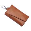 Genuine Leather Keychain Bag Men Women Key Holder Organizer Pouch Car Key Bag Simple Housekeeper Key Case Gifts Mini Card Bag