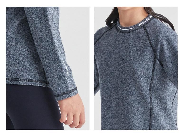 Dětské funkční tričko s dlouhým rukávem na jógu a fitness