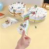 10 Pezzi Pezzo di Torta Triangolare Scatole di Carta per Caramelle Decorazione Regalo Bomboniera per Baby Shower Festa di Compleanno