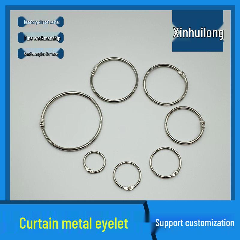 

Metal Loose Leaf Binder & Key Rings for DIY Accessories Inner Diameter 15mm