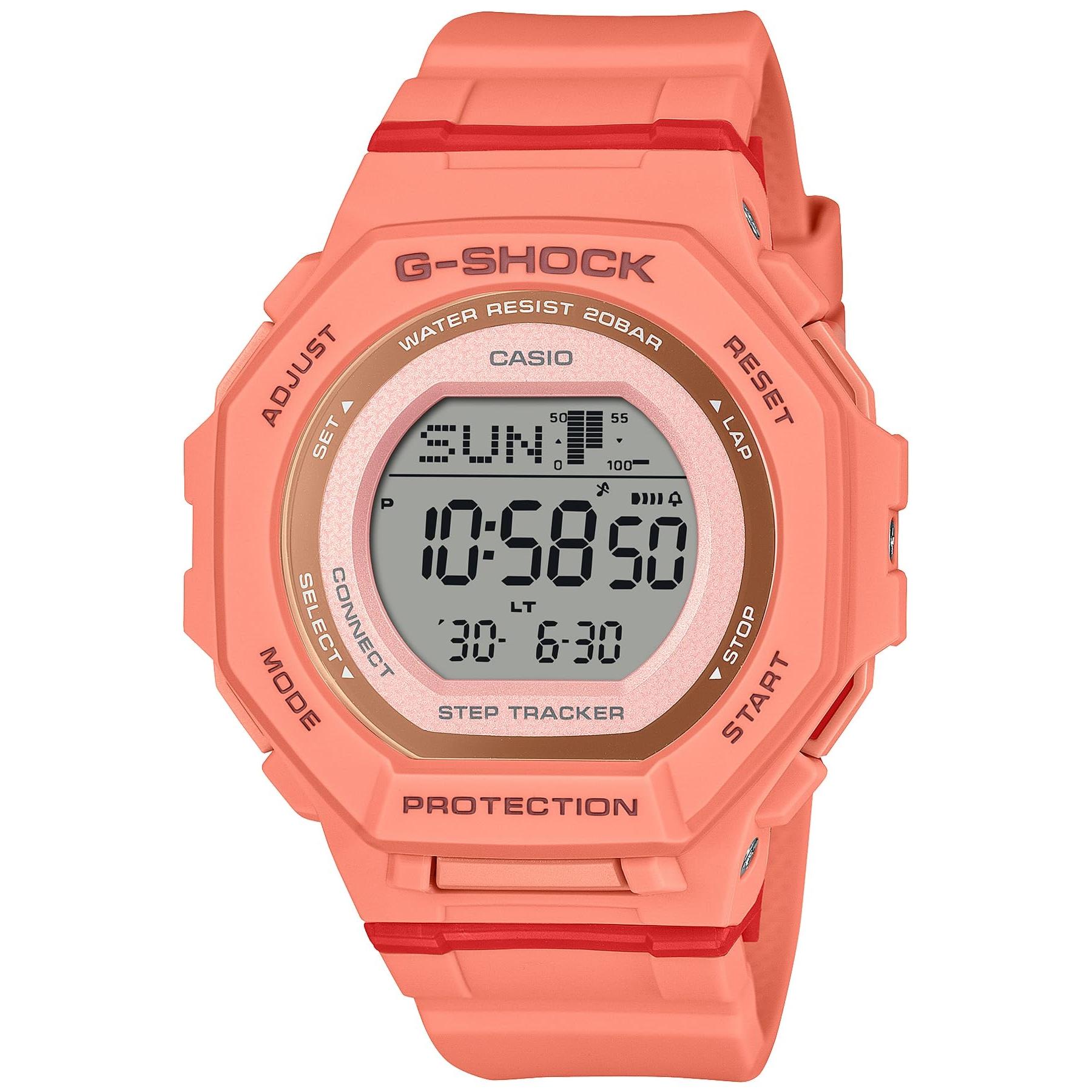 

[Casio] Women s G-Shock Watch with Bluetooth, Biomass Plastic, Orange, GMD-B300SC-4JF - Official Japan Model