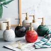 Ceramic Bathroom Reusable Soap Dispenser Lotion Bottles Liquid Pump Bottle Lotion Dispenser Soap Dispenser Bathroom Decoration