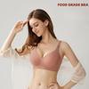 Antibacterial Seamless Maternity Nursing Bra Plus Size Postpartum Breastfeeding Bra Front Opening Wire-free Maternity Bra