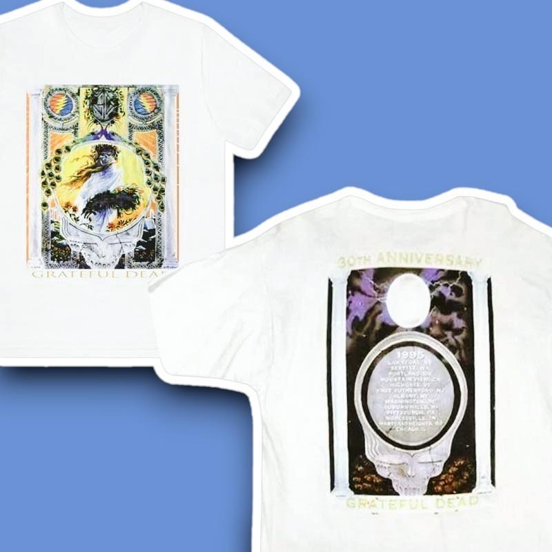 Grateful Dead 30th Anniversary Tour 1995 Retro T-Shirt All Size S-5XL L