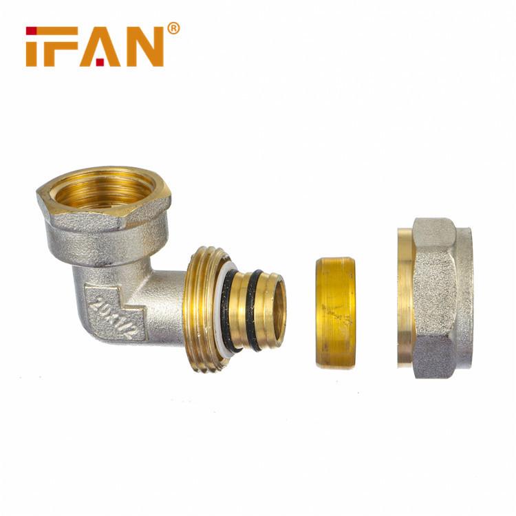 Copper Union Fitting for 1/2" & 3/4" PEX-AL-PEX Pipe - Underfloor Heating Accessory