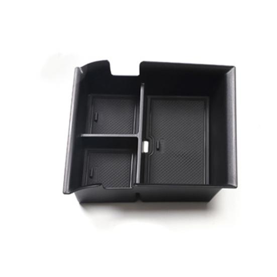 Förvaringslåda för bil 3 fack Plast Mittkonsol Armstöd Förvaringslåda för Yuan Plus