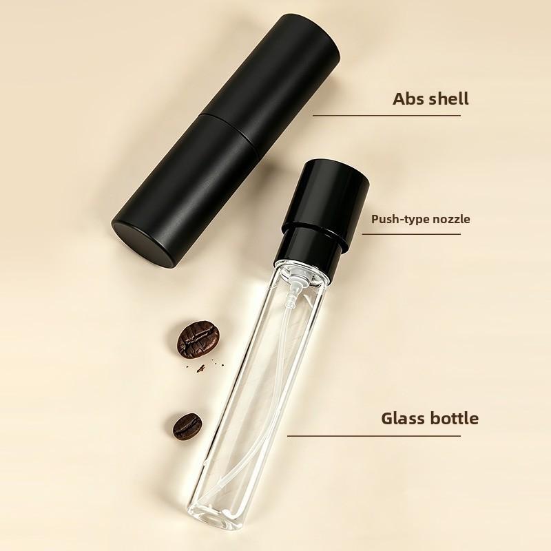 Tragbare Kaffee-Sprühflasche, Glaskörper mit Druckmechanismus, antistatisch und staubdicht, Kaffeebohnen-Mahlzubehör.