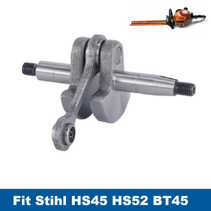New HS 45 Crankshaft Connecting Rod 34mm Piston Bearing Fit for Stihl Hedge Trimmers HS45 HS52 Earth Auger BT45 OEM 42280300402