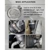 CV Boot Clamp Pliers Kit, Stainless Steel Universal Adjustable Axle CV Joint Boot Crimp Clamp Repair Tool Kit, 24Pcs (12Pcs Large+ 12Pcs Large)