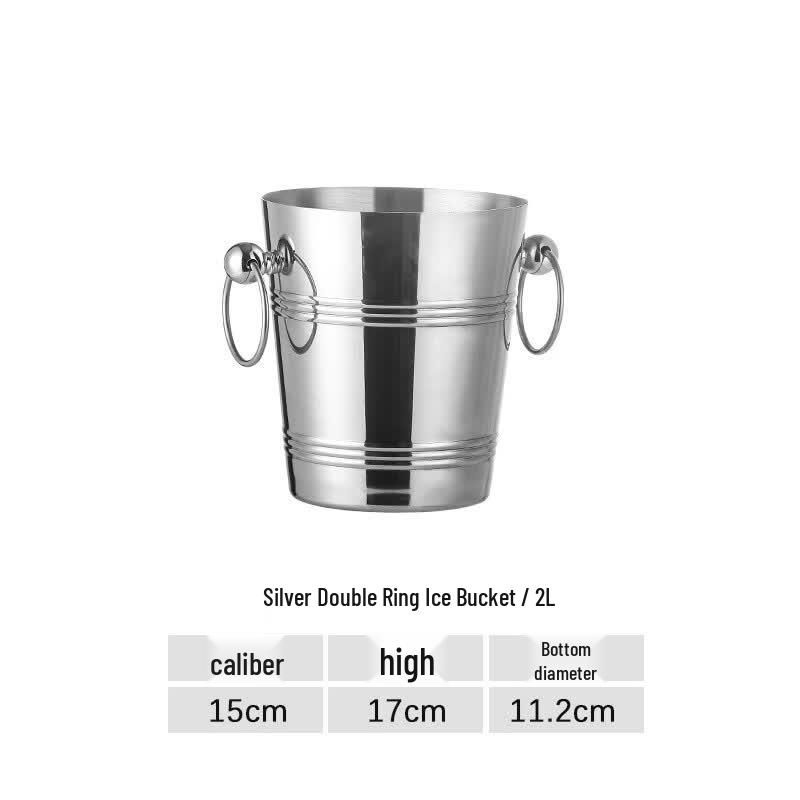 Andytai Stainless Steel Ice Bucket