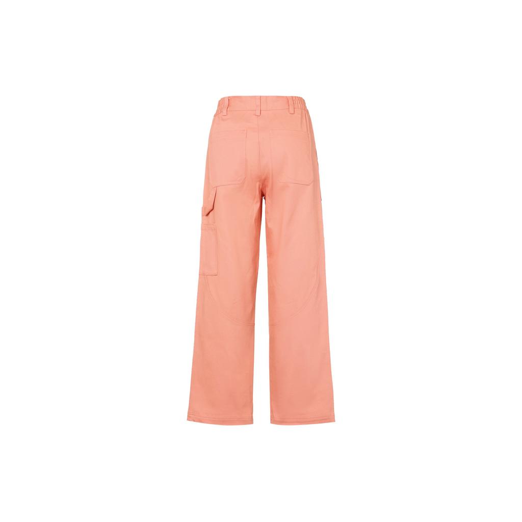 Jordan Solid Logo Micro Label Casual Straight Leg Pants Women bottoms Light-Red Brown DM5035-824