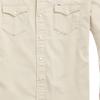 Polo Ralph Lauren Solid Color Single-Breasted Loose Casual Long Sleeve Shirt Men shirts Khaki 710907358-003