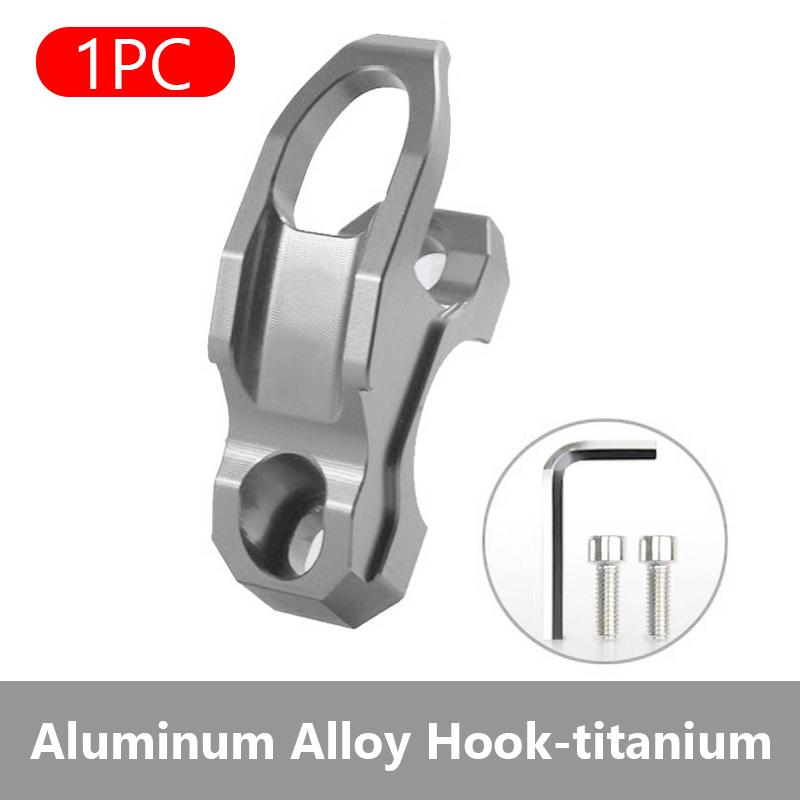 

SEAMETAL Мотоциклетный алюминиевый держатель для грузового крюка, вешалка для багажной сумки, когти для шлема, аксессуары для мотоциклов Honda Yamaha 1PC серебряный