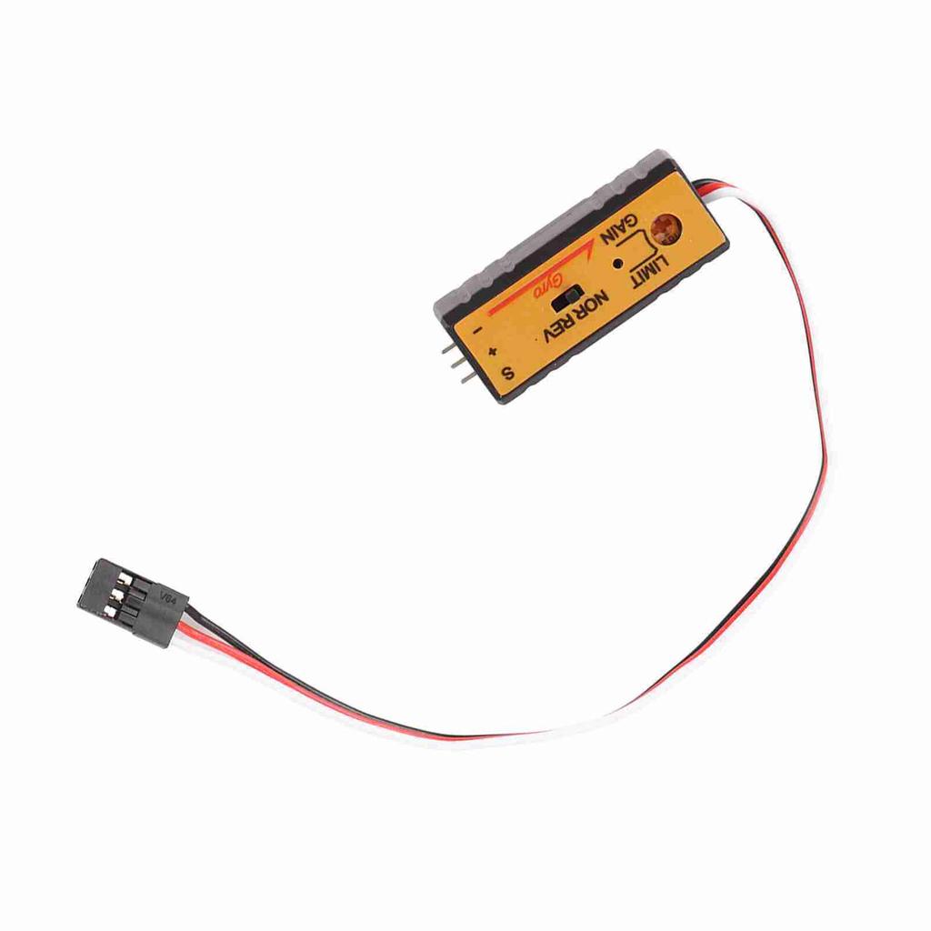 RC Stability Control Gyro Accurate Single Stage Gain Sensitivity RC Car Gyro Controller Module 46V