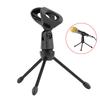 Microphone Stand Desktop Tripod Mini Portable Table Stand Adjustable Mic Stand