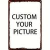 Personalisierbare Vintage-Aluminium-Wandplakette 8x12 Zoll Personalisierte Rustikale Metallkunst Mit Abgenutztem Rand Benutzerdefinierter Text Heimdekoration