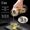Heenoor Double-Layer Antibacterial Glass Tea Infuser Bottle