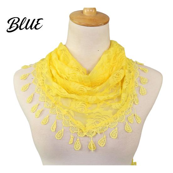 Sheer Lace Triangle Bandana Rose Tassel Scarf for Women Elegant Hollow Floral Women Shawl Versatile Lightweight Head Wrap Parties And Photoshoots