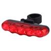 Waterproof Night Warning Lamp 5LED High Bright Taillight for Mountain Bike